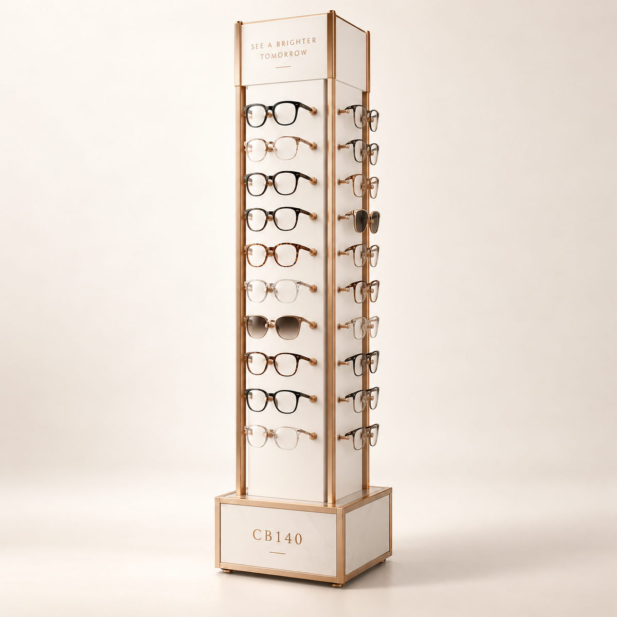CB140 Floor Eyewear Display Rack - Case of 10