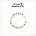 Classic White Pearl Stretch Bracelet