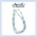 Light Blue Faceted Crystal Long Crossbody Phone Strap