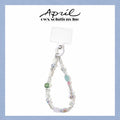Pastel Multicolor Crystal Pearl Phone Charm
