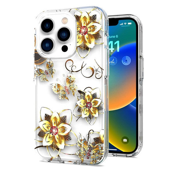 Compatible with iPhone 16 Plus 6.7 Hybrid Dazzling w/ Design, #070(Premium Package)