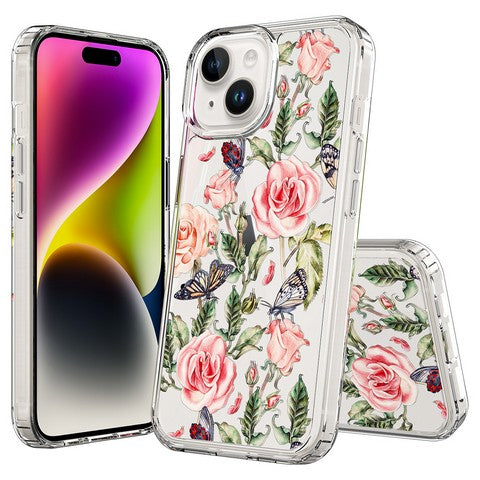 Compatible with iPhone 16 Plus 6.7 premium Hybrid Clear Case W/ Design #2(Premium Package)