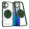Compatible with iPhone 16 Plus 6.7 Magnetic Ring case w/ Rotate Ring Stand Green(Premium Package)