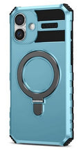 Compatible with iPhone 16 Plus 6.7 Bumper Case w/Magnetic Ring Stand Sky(Premium Package)