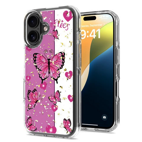 Compatible with iPhone 16 Plus 6.7 Premium Case w/ Picture Design #4(Premium Package)