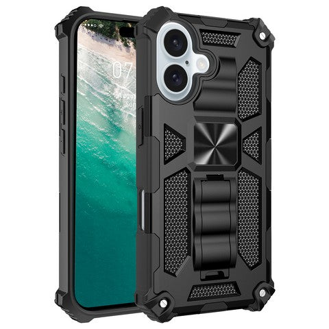 Compatible with iPhone 16 Plus 6.7 Magnetic W/ Kickstand Cases(Premium Package)
