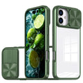 Compatible with iPhone 16 Plus 6.7 Premium Hybrid Case w/Camera Cover Green(Premium Package)