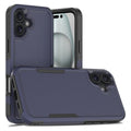 Compatible with iPhone 16 Plus 6.7 Hybrid Dual Layer Case Blue(Premium Package)