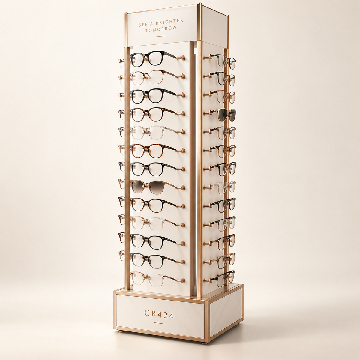 CB424 Rotating Countertop Eyewear Display Rack - Case of 5